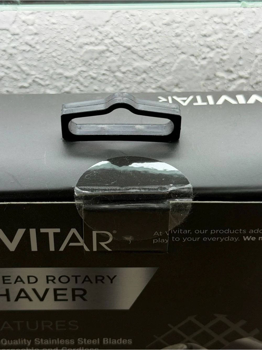 Vivitar Stay Smooth 3 Head Rotary Shaver Black Cordless Rechargeable PG-V002 NIB